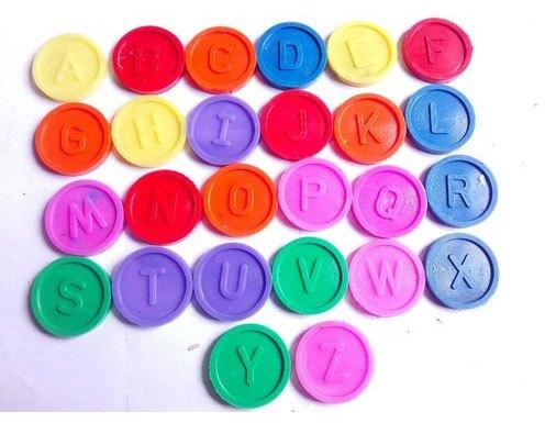 Round Multicolor Plastic Token