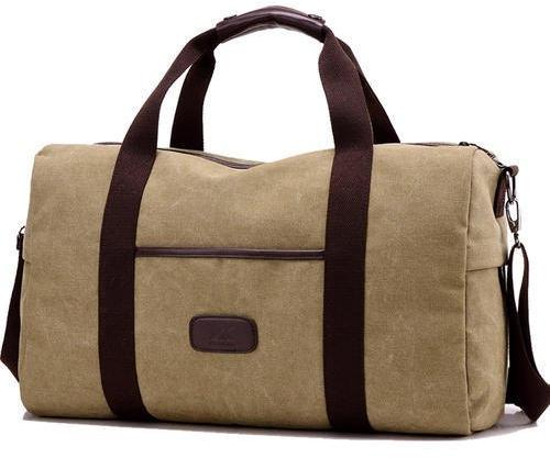 Plain Duffle Bag, Color : Brown