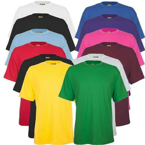 Cotton Plain T-Shirts, Size : All Sizes