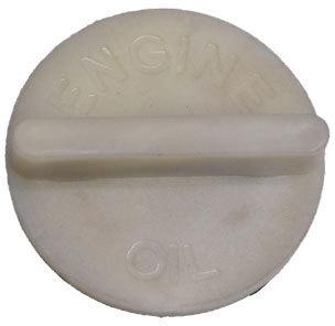 Round PVC oil cap, Color : White