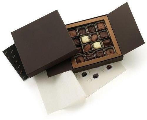 Square Paper BChocolates Box