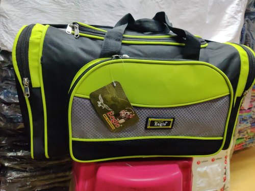 Black & Green Travel Bag