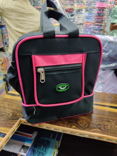 Black & Pink Lunch Bag, Style : Handbag