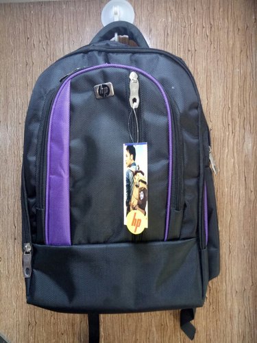 Black & Purple School Bag