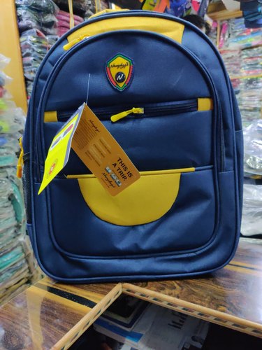 Blue & Yellow Laptop Bag, Feature : High Grip, Water Proof