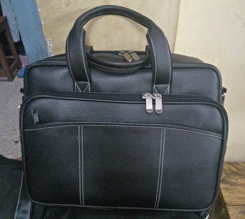 Plain Synthetic Leather Office Bag, Feature : Light Weight, Shiny Look