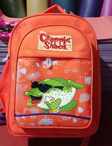 Orange School Bag
