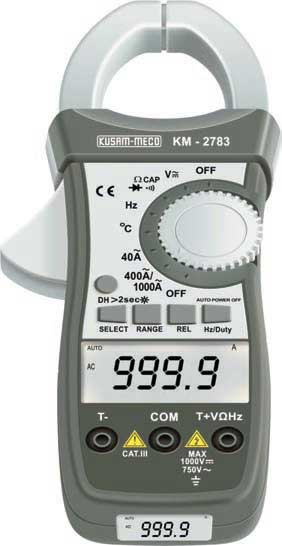 KM-2783 Professional Grade Digital Clamp Meter, for Indsustrial Usage, Voltage : 3-6VDC