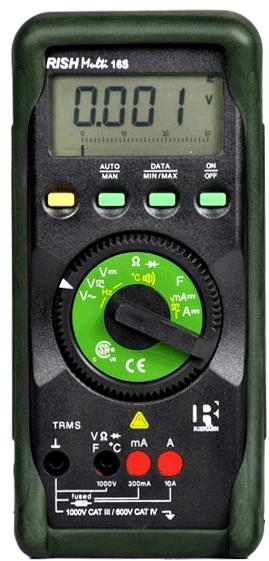 Rish Multi 16S Digital Multimeter, Feature : Easy To Use, Electrical Porcelain, Water Proof