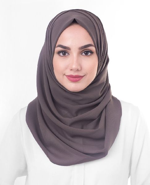Plain Georgette Hijab, Quality : Optimum Quality
