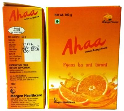 AHAA Energy Drink Powder, Certification : FSSAI Certified