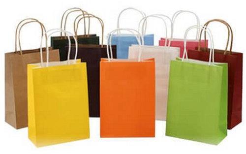 Multicolor Kraft Paper Bag