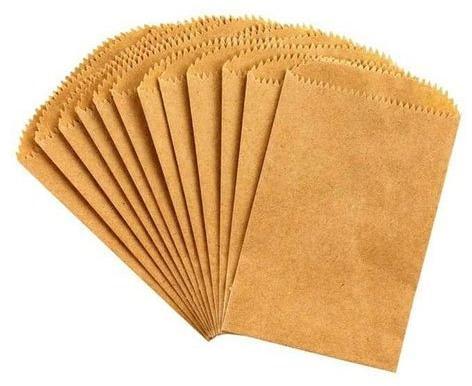 Plain Brown Paper Bag, for Grocery, Capacity : 100-250 gram