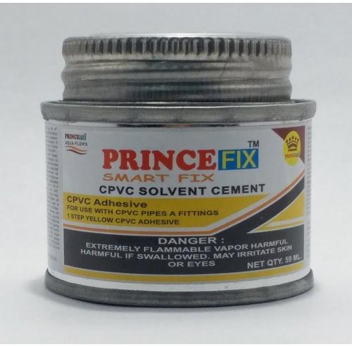 PRINCEFIX CPVC Solvent Cement Adhesive 59ml, for Construction Use, Fittings, Joint Filling, Feature : Fast Set
