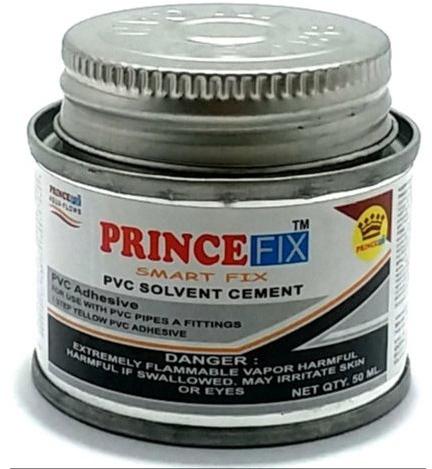 PRINCEFIX PVC Solvent Cement Adhesive 59ml, for Construction Use, Fittings, Joint Filling, Form : Liquid