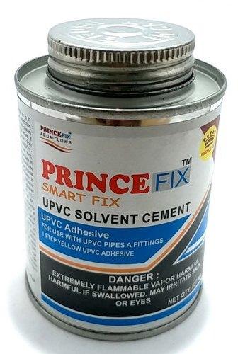 PRINCEFIX UPVC Solvent Cement Adhesive 237ml, for Construction Use, Fittings, Joint Filling, Feature : Fast Set