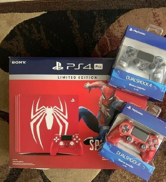 New PS4 Pro 1TB Limited Edition Spider Man Console
