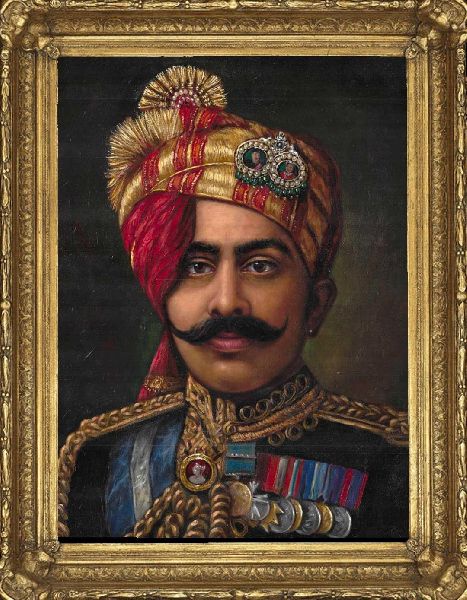 Maharaja Portrait oil Painting