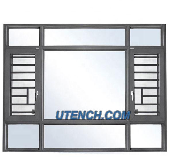 Utench aluminum casement windows, Color : Customized