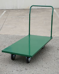 IRON Heavy Duty Platform Trolley, Color : GREEN, BLACK