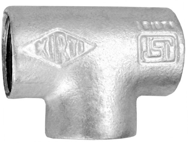 Polished G.I TEE, for Pipe Fittings, Plumbing, Size : 1/2- 6 Inchs