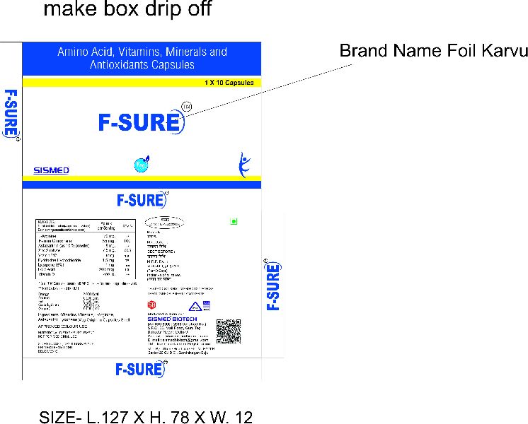 F-Sure Capsules, for Clinical, Hospital