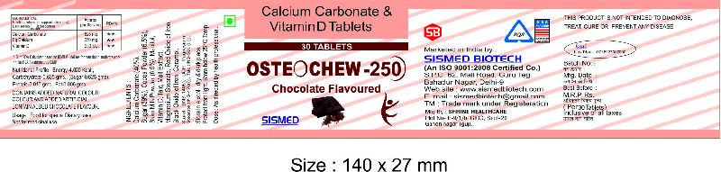 Osteochew-250 Tablets