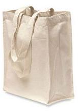 Plain Cotton Bag, for Shopping, Feature : Light Weight