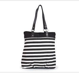 Striped Tote Bag, for Shopping, Feature : Fine Finish, Good Quality