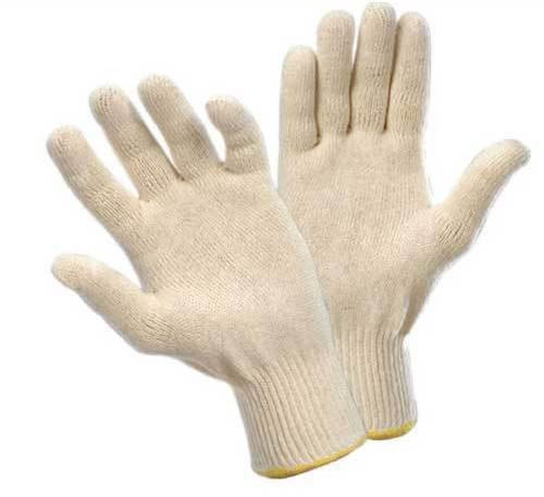 Poly Cotton Seamless Knitted Gloves