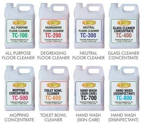 Cleaning chemicals clearance list