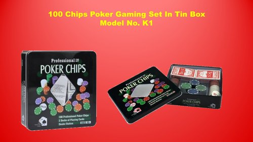 Tin Chips Gaming Set