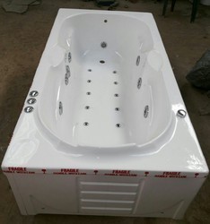 Rectangular Jacuzzi Bathtub, Color : White