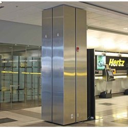 Stainless steel pillar cladding, Color : Silver