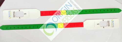 ORIGIN Wristband MUAC Tape, for Hospitals, Clinics, Nursing Homes, Eye Clinic, Tape length : 26CM