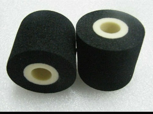 Round ink roller, Color : Black
