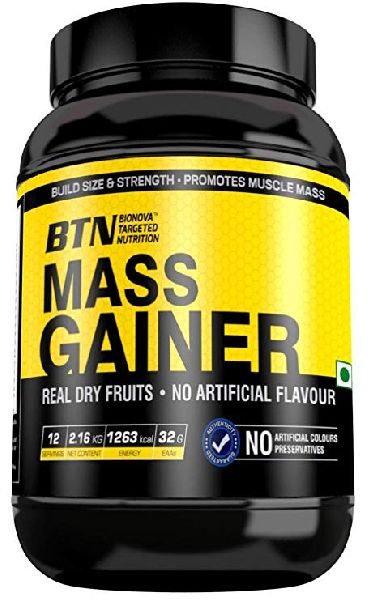 BTN Mass Gainer, for Weight Increase, Form : Powder