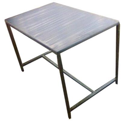 Silver Stainless Steel Table, for Restaurant
