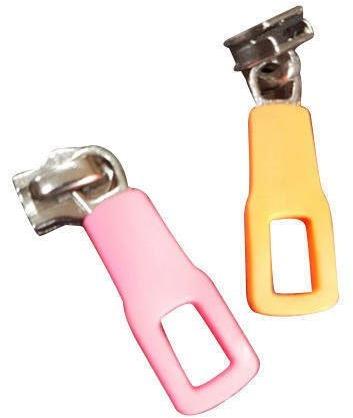 Plastic Zipper Slider, Color : orange, pink