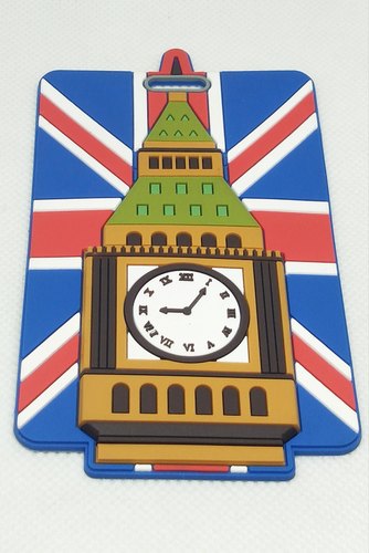 Plain PVC London Luggage Tags, Packaging Type : Packet