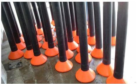 Plastic Suction Pipe Assembly, Color : Black orange