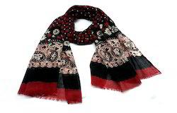 Polyester 50-100 Gm Printed Scarves, Size : 28 x 72 inches