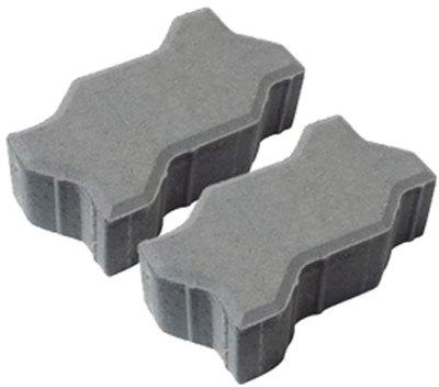 Zig-Zag Dry Cast Concrete Paver, for Construction, Color : Grey