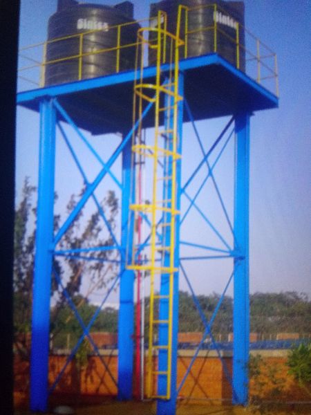 Rectangular Polished Water Tank Steel Structure, for Industrial, Length : 900-1000mm