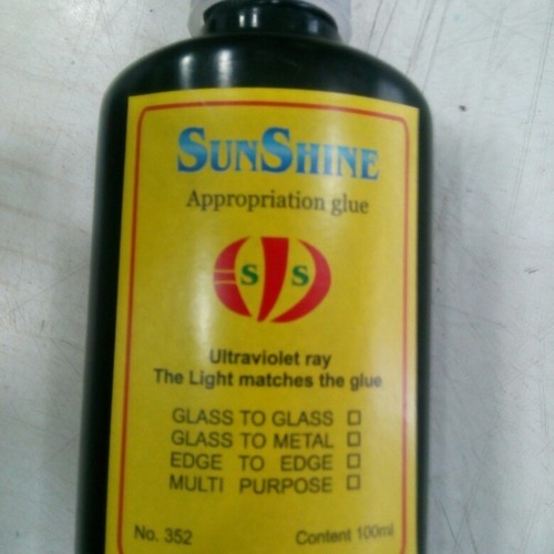 Ultraviolet Adhesives, for Ceramic, Color : Clear