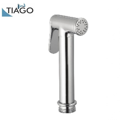 Tiago Chrome Plated Brass Health Faucet, Color : Silver