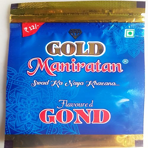 Gold Maniratan Natural Flavoured Gond, for Sweets, Packaging Type : Plastic Packet