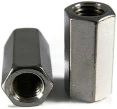 Stainless Steel Hex Coupling Nuts, Length : 2-3 inch