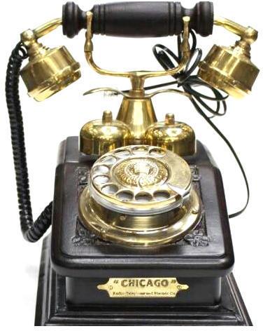 Golden Antique Telephone