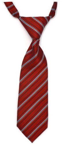 Stripped Polyester School Tie, Length : 30 Cm